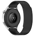 Miniatyrbillede 2 af 4: Cloud Wood Grain Silicone Magnetic Strap Sort 22 mm