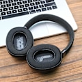 Miniatyrbillede 6 af 7: Premium Sort Læder & Mesh Ørepuder til JBL LIVE500BTNC