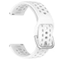 Miniatyrbillede 1 af 4: Amazfit Active 2 Band - Åndbar Silikone Sportsudskiftning Hvid