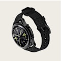 Miniatyrbild 3 av 3: Vävd Canvas Quick Release Klockarmband för Huawei GT4 Svart 20 mm