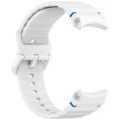 Miniatyrbild 2 av 4: Klockarmband i Silikon för Samsung Watch 7 Vit