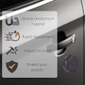 Miniatyrbillede 5 af 5: AirTag Magnetic Protective Case til sikker opbevaring