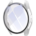 Pikkukuva 1 / 5: Suojakotelo Samsung Watch 7:lle sisäänrakennetulla näytönsuojalla Hopea 44mm