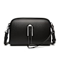 Miniatyrbillede 1 af 3: Trendy crossbody taljetaske med skulderrem Sort