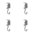 Miniatyrbild 1 av 2: 4-pack justerbara skrivbordsväskekrokar