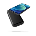 Miniatyrbild 3 av 5: Magnetisk Qi Powerbank One Side QI 10000mAh Svart
