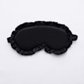 Pikkukuva 1 / 5: Ruffle Lace Soft Blackout -silmäside säädettävällä hihnalla Sleeping Eye Eye Mask -naamio Musta