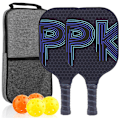Pikkukuva 1 / 5: Pickleball-setti - Lasikuitumailat, -pallot ja -säkki 13 #malli