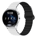 Miniatyrbillede 2 af 2: 22 mm silikonearmbånd til Huawei GT4, Samsung Watch6, magnetisk adsorptionsløkkerem