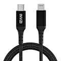 Miniatyrbild 2 av 2: INVZI USB-C till Lightning-kabel, MFi, 2m (svart)