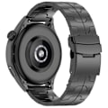 Miniatyrbild 1 av 3: Titanium klockarmband för 22 mm Smartwatch Säkerhetslås Svart