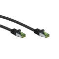 Miniatyrbild 1 av 6: GHMT-certifierad CAT 8.1 patchkabel, S/FTP (PiMF), svart