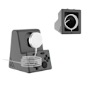 Miniatyrbild 3 av 4: Laddningsställ i silikon för Apple Watch Grå