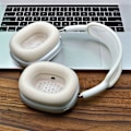 Miniatyrbillede 1 af 3: Ørepuder til Apple AirPods Max, 2-pak Hvid
