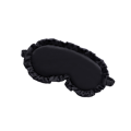 Pikkukuva 3 / 5: Ruffle Lace Soft Blackout -silmäside säädettävällä hihnalla Sleeping Eye Eye Mask -naamio Musta