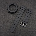 Miniatyrbillede 1 af 3: Sort TPU urrem til Casio GA-2100/2110