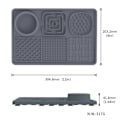 Miniatyrbild 3 av 5: Slow Feeding Mat med spatel Svart