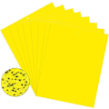 Miniatyrbild 1 av 5: INF Klibbig fälla för skadeinsekter Flugfångare 20-pack Gul 20x10 cm