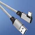 Pikkukuva 3 / 5: Kyynärpää Type-C Datakaapeli Harmaa S