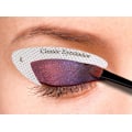 Miniatyrbild 3 av 5: Schabloner för eyeliner / ögonskugga 4 ark