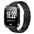 Pikkukuva 2 / 6: Fitbit Versa 2/Lite kellon ranneke - ruostumatonta terästä Musta