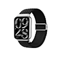 Pikkukuva 1 / 3: Xiaomi Metal Magnetic Nylon Loop Strap Xiaomi Mi Band 3/4/5/6 Musta