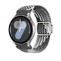 Miniatyrbillede 2 af 3: Flettet nylon urrem til Samsung Watch 7 - Mørk chokolade
