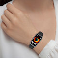 Miniatyrbillede 5 af 9: Silikone urrem til Huawei Band 9 & Band 8 Sort