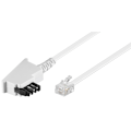 Miniatyrbild 1 av 3: TAE-F-kabel (universal pinout), vit