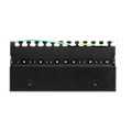 Miniatyrbild 5 av 10: Patch Panel, 12xRJ45, Cat6a, wall-mountable, metal, black