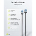 Miniatyrbild 9 av 11: Ultraflexibel patchkabel CAT 6A, slim, U/FTP, svart