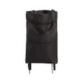 Vikbar Shoppingväska med Hjul - Black Black