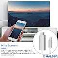 Miniatyrbillede 5 af 8: INF USB-C til HDMI-kabel 4K (2 meter) Hvid