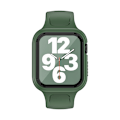 Miniatyrbillede 3 af 4: Urrem med skærmbeskytter til Apple Watch 4-6, 44mm Apple Watch 4-6 Gen 41/44mm Sort + Grøn
