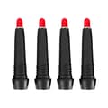 Tungsten stålspetsar för trekkingstav 4-pack Black Black