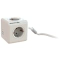 Miniatyrbild 1 av 5: PowerCube Extended 4 Sockets, 2 USB, 1.5 m, grey