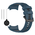 Pikkukuva 1 / 5: Garmin Instinct 3 Kaksivärinen silikoni kellon ranneke model 1 Sininen
