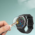Miniatyrbild 4 av 5: Amazfit T-Rex 3 Skärmskydd (2-pack) - Mjuk, 3D-böjd, HD-klar, Fodralvänlig
