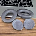 Miniatyrbillede 2 af 4: Erstatningsørepuder til Bose QC45 QC35 Mørkegrå