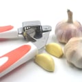 Miniatyrbild 3 av 5: Rostfri Vitlökspress med Ergonomiskt Handtag