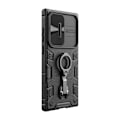 Miniatyrbillede 5 af 6: Nillkin CamShield Armor Pro etui til Samsung Galaxy S23 Ultra (sort)