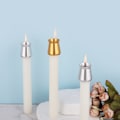 Miniatyrbild 3 av 5: Ljusskydd, elegant ljustillbehör 4-pack Silver