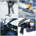 Miniatyrbild 5 av 5: Varma vinterhandskar med touch - skidhandskar, termohandskar Svart M