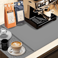Miniatyrbild 4 av 5: INF Värmebeständigt Kaffeunderlägg i Silikon Svart