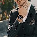 Miniatyrbillede 4 af 4: Urrem i rustfrit stål til Samsung Galaxy Watch 7 Ultra 47MM Guld