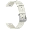 Miniatyrbild 1 av 4: Äkta läderarmband för Huawei GT5 Vit 18 mm