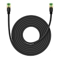Miniatyrbillede 3 af 10: Flettet netværkskabel kat.8 Baseus Ethernet RJ45, 40Gbps, 8m (sort)