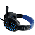 Miniatyrbillede 2 af 5: Kablet Gaming Headset med Mikrofon - Sort og Blå