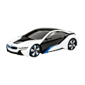 Pikkukuva 3 / 6: RASTAR R/C 1:24 BMW I8 kauko-ohjattu RC-auto (valkoinen)