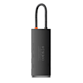 Miniatyrbild 4 av 11: Baseus Lite Series Hub 6w1 USB-C till 2x USB 3.0 + USB-C + HDMI + SD/TF (svart)